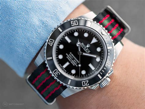 rolex brand nato strap|best strap for Rolex submariner.